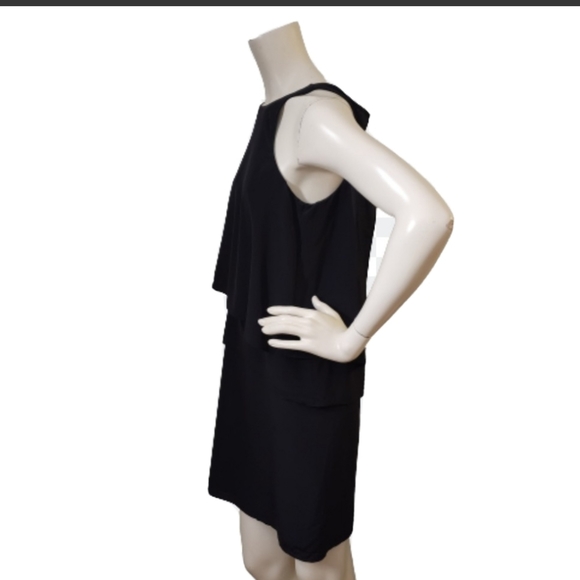 Tibi Dress Womens 4 Black Sleeveless Knee Length - Picture 3 of 7